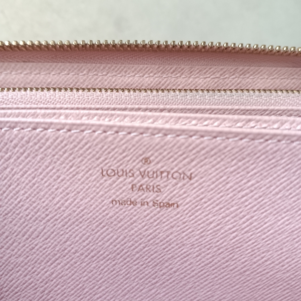LOUIS VUITTON ✨️ Pink Epi Blooming Flowers Zippy Wallet Rose Ballerine - Picture 10 of 16